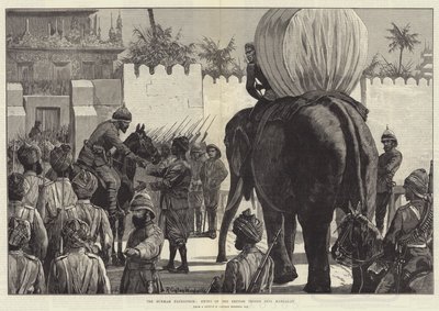 The Burmah Expedition, Entry of the British Troops into Mandalay by Richard Caton Woodville junior